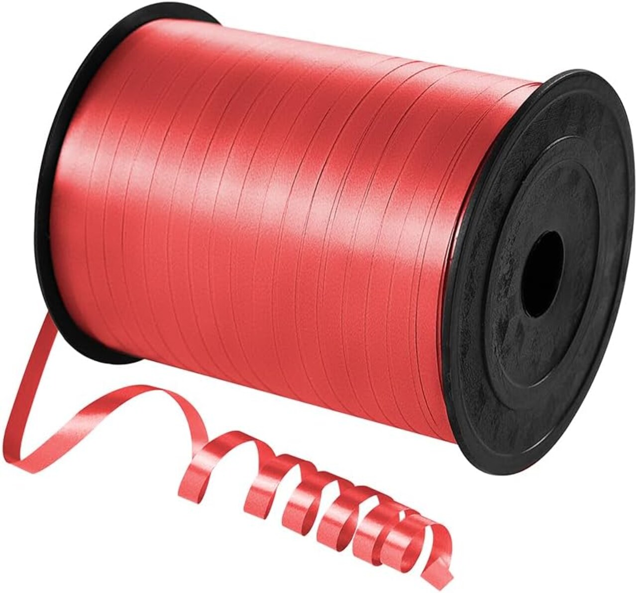 500 Yards Red Curling Ribbon for Gift Wrapping, 1/5 inch Wide Balloon Ribbon String